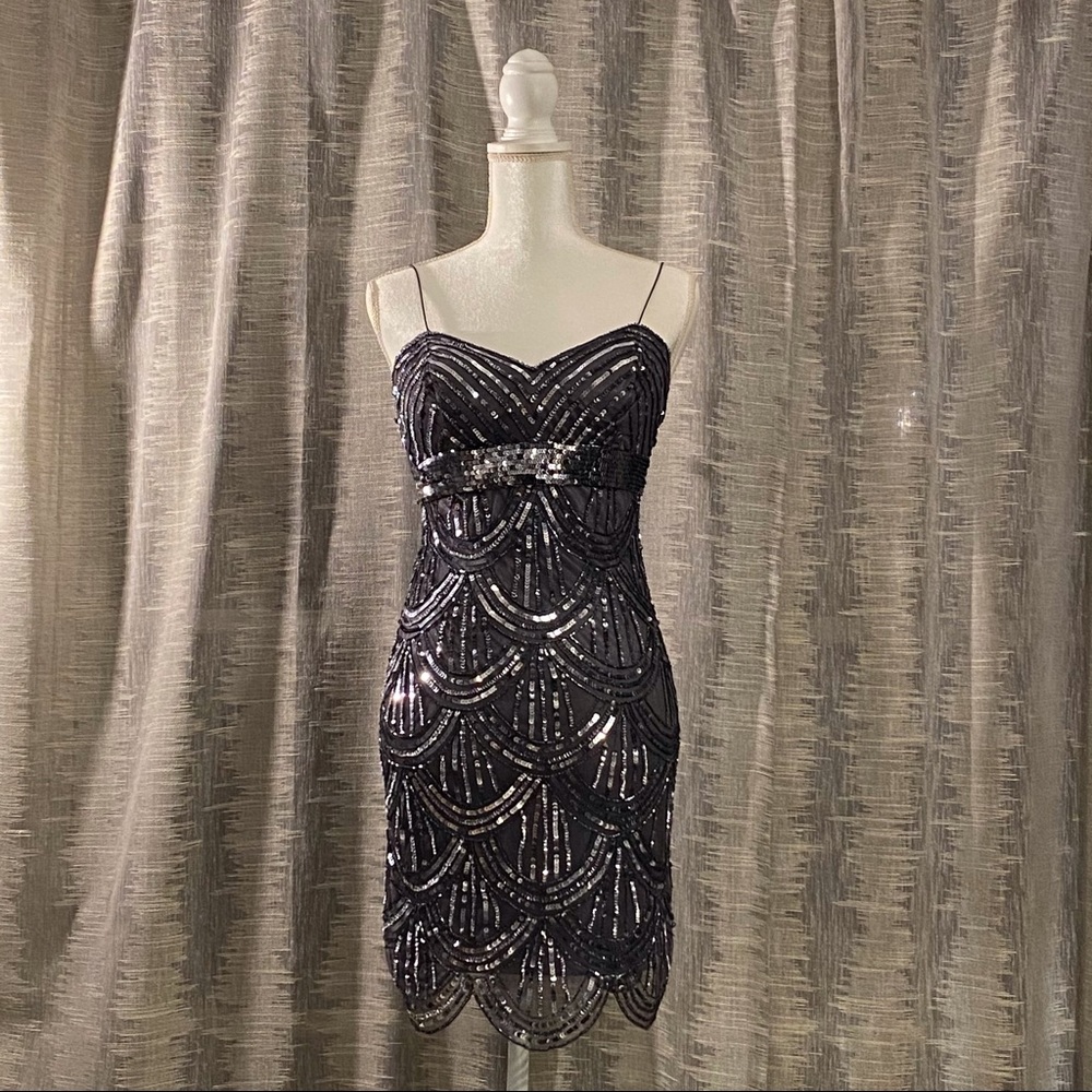Timeless grey / silver dress